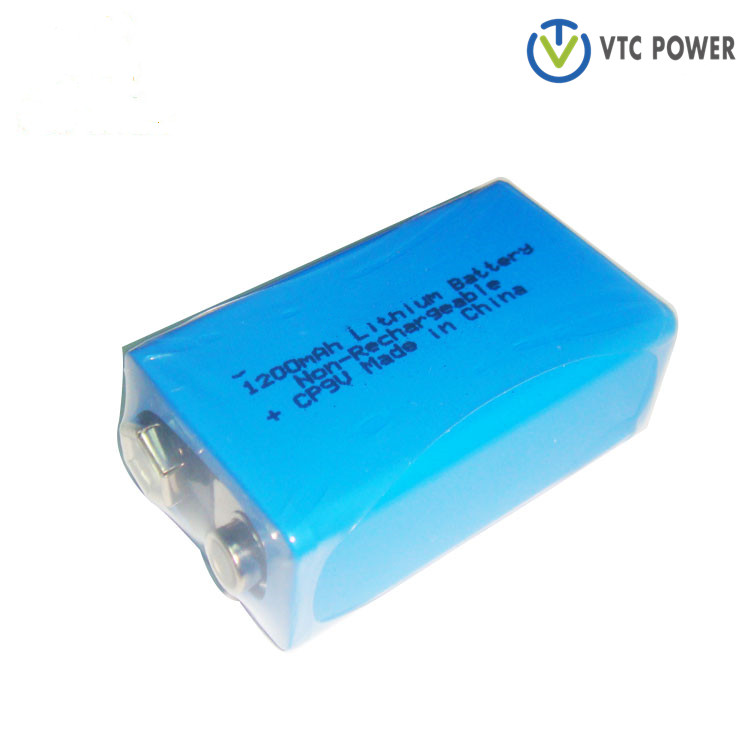 Bateri Litium CP9V 9v 1200mah Untuk Meter Tenaga, Multimeter, Meter Air, Meter Gas