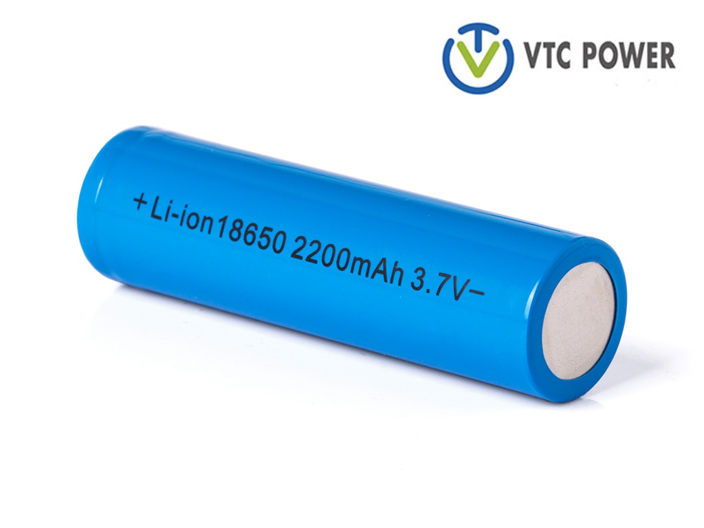 Li-ion 18650 2200mah 3.7v Bateri Litium Boleh Dicas semula